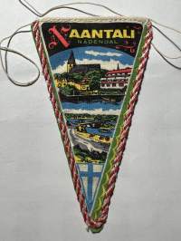 Naantali -Nådendal -matkailuviiri, pikkukoko / souvenier pennant