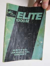 Elite 1300 M - käyttöohjekirja / huolto-ohjekirja