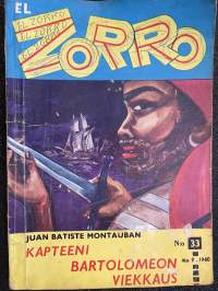 El Zorro 1960 nr 33 - Kapteeni Bartolomeon veikkaus