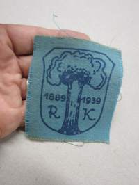 Kangasmerkki R - K 1889-1939 -tunnistamaton merkki