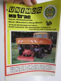 Unimog MB trac Heck-Hubseilwinde Typ H50Hr1HW - Rear-Mounted Lifting Winch -myyntiesite