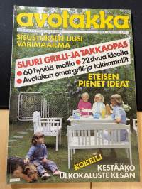 Avotakka 1983 nr 5, Margarith Wendelin - koti Etu-Töölössä, Tahtonaisen talourakka - Kristiina Raivio, Etelänmatkalle Naantaliin, katso sisällysluettelo.