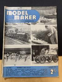 Model Maker -1951 Auguts -pienoismallilehti