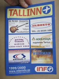 Tallinn 1999 / 2000 - Tallinna ja Harjumaa telefooniraamat -puhelinluettelo