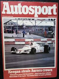 Autosport - Lehti 1979 nr 2 - Keegan steals Aurora crown, Villeneuve wins USA Grand Prix, Jody Scheckter column, ym.