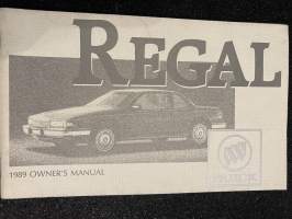Buick Regal - Käyttöohjekirja (1989)