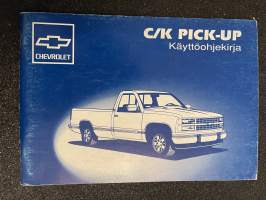 Chevrolet C/K Pick-up - Käyttöohjekirja (1993)