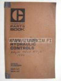 Caterpillar 173B & 183B Hydraulic controls (serial numbers 59P1-up, 60P -up) parts book -varaosaluettelo