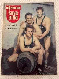 Urheilun Kuva-aitta 1962 nr 5, kansikuva Jaakko, Jouni ja Jorma Kailajärvi