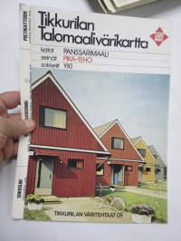 Tikkurilan Talovärimaali Panssarimaali / Pika-Teho / Yki 1974 -värikartta