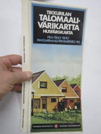 Tikkurilan Talovärimaali Panssarimaali / Pika-Teho / Yki 1980 -värikartta