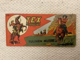 Tex seikkailu 1954 nr 9 Tulinen muuri (2. vuosikerta) -sarjakuva / comics