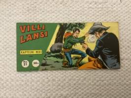 Villi Länsi 1961 nr 21 Kapteeni Miki Lunnaat -comics