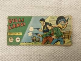 Villi Länsi 1962 nr 20 Kapteeni Miki Yöllinen hyökkäys -comics