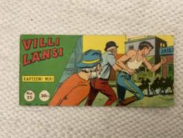 Villi Länsi 1962 nr 25 Kapteeni Miki Pako -comics