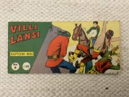 Villi Länsi 1963 nr 8 Kapteeni Miki Kaksintaistelu Colorado-linnakkeella -comics