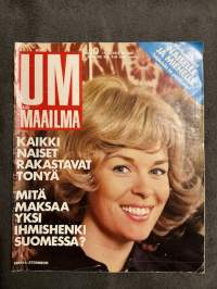 UM Uusi Maailma 1972 nr 10 ilmestynyt 11.5.1972, Anja ja Olavi Borg, Gary Grant, Maire ja Toivo Mansner