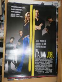 The Italian Job, Mark Wahlberg, Charlize Theron -elokuvajuliste