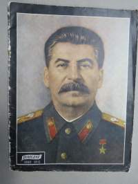 Zvaigne 1953 nr 6 kirjallis-poliittinen aikakauslehti, Latvian kommunistipuolueen julkaisu - Josef Stalin kuollut -erikoisnumero