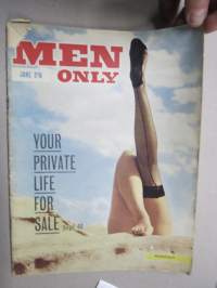 Men Only 1964 nr 6 -adult graphics magazine / aikuisviihdelehti