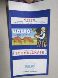 Valio Schmelzkäse -juustoetiketti