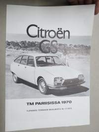 Citroën GS - TM 1970 nr eripainos -myyntiesite