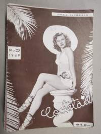 Cocktail 1949 nr 20 Novelli- ja pilalehti, pin-up kuvia ym. -aikuisviihdelehti / adult graphics magazine