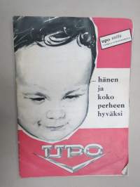 Upo uutta 1959 Kesäkuu -ajankohtaista perheenemännille - Upo Osakeyhtiön tuotannon esittelyä -asiakaslehti -customer magazine