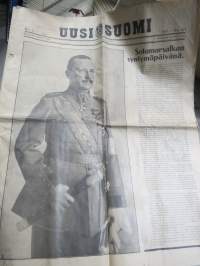 Uusi Suomi 4.6.1937 Sotamarsalkka Mannerheim 70-vuotta