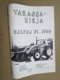 Valtra VL 1100 Varaosaluettelo - Reservdelskatalog