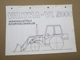 Valtra VL 2000 Varaosaluettelo - Reservdelskatalog
