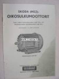Skoda (MEZ) oikosulkumoottorit -tuoteluettelo