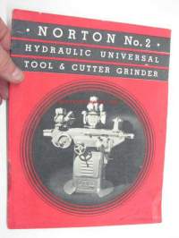 Norton nr 2 Hydraulic universal tool & cutter grinder -myyntiesite