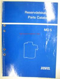 Volvo-Penta MD 5 Reservdelskatalog, Parts Catalogue -varaosaluettelo