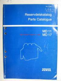 Volvo-Penta MD 11, MD 17 Reservdelskatalog, Parts Catalogue -varaosaluettelo