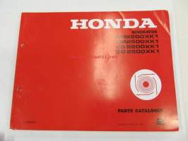 Honda Generator EM2200XK1, EM2500XK1, EG2200XK1, EG2500XK1 Parts catalogue 2  -varaosaluettelo