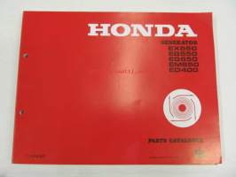 Honda Generator EX650, EG550, EG650, EM650, ED400 Parts catalogue 8  -varaosaluettelo