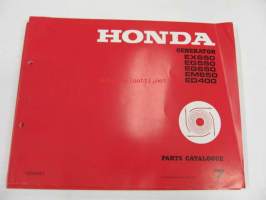 Honda Generator EX650, EG550, EG650, EM650, ED400  Parts catalogue 7  -varaosaluettelo