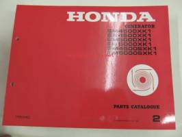 Honda Generator EM4500XK1, EG4500XK1, EM5000XK1, EM4500SXK1, EM5000SXK1 Parts catalogue 2  -varaosaluettelo