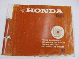 Honda Tiller F200, F250  Parts catalogue 2 -varaosaluettelo