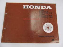 Honda Tiller F401K2, F501K2, K3, F502, F510K3, K4, F560K3, K4  Parts catalogue 4 -varaosaluettelo