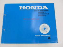 Honda Snow thrower HS521, HS521K1, HS621 Parts catalogue 4 -varaosaluettelo