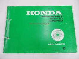 Honda Lawn mower HR2160, HRA2160 Parts catalogue 2 -varaosaluettelo