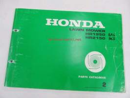 Honda Lawn mower HR1950, HR2150 Parts catalogue 2 -varaosaluettelo