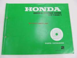 Honda General purpose engine GX160K1 Parts catalogue 2 -varaosaluettelo