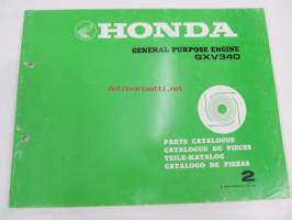 Honda General purpose engine GXV340 Parts catalogue 2 -varaosaluettelo