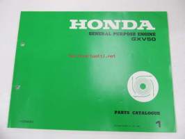 Honda General purpose engine GXV50 Parts catalogue 1 -varaosaluettelo