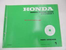 Honda General purpose engine GXV390K1 Parts catalogue 1 -varaosaluettelo