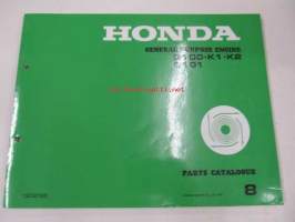 Honda General purpose engine G100.K1.K2, G101 Parts catalogue 8 -varaosaluettelo