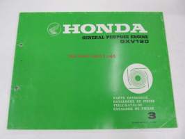 Honda General purpose engine GXV120 Parts catalogue 3 -varaosaluettelo